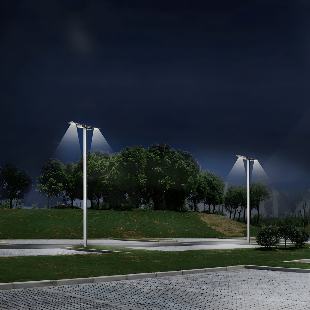 AVS Energy Solar LED Street Light 30 Watt 6091 Lumens 5000K Smart Street Light Parking Lot Light Solar All in One Street Light  - AVS-AI1SE-30W
