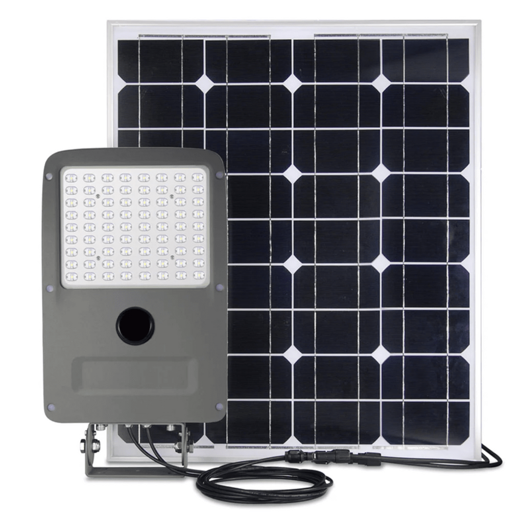 AVS Energy Solar Billboard Light 50 Watt 6200 Lumens 5000K Yoke/Pole Mount IP67  - AVS-SFL50W-Yoke