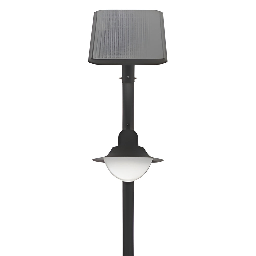AVS Energy Solar Street Pole Light 40 Watt 6000 Lumens 5000K Black Housing Pathway Lighting Garden Light Solar Post Top CAPE Light - AVS-CAPE-40W