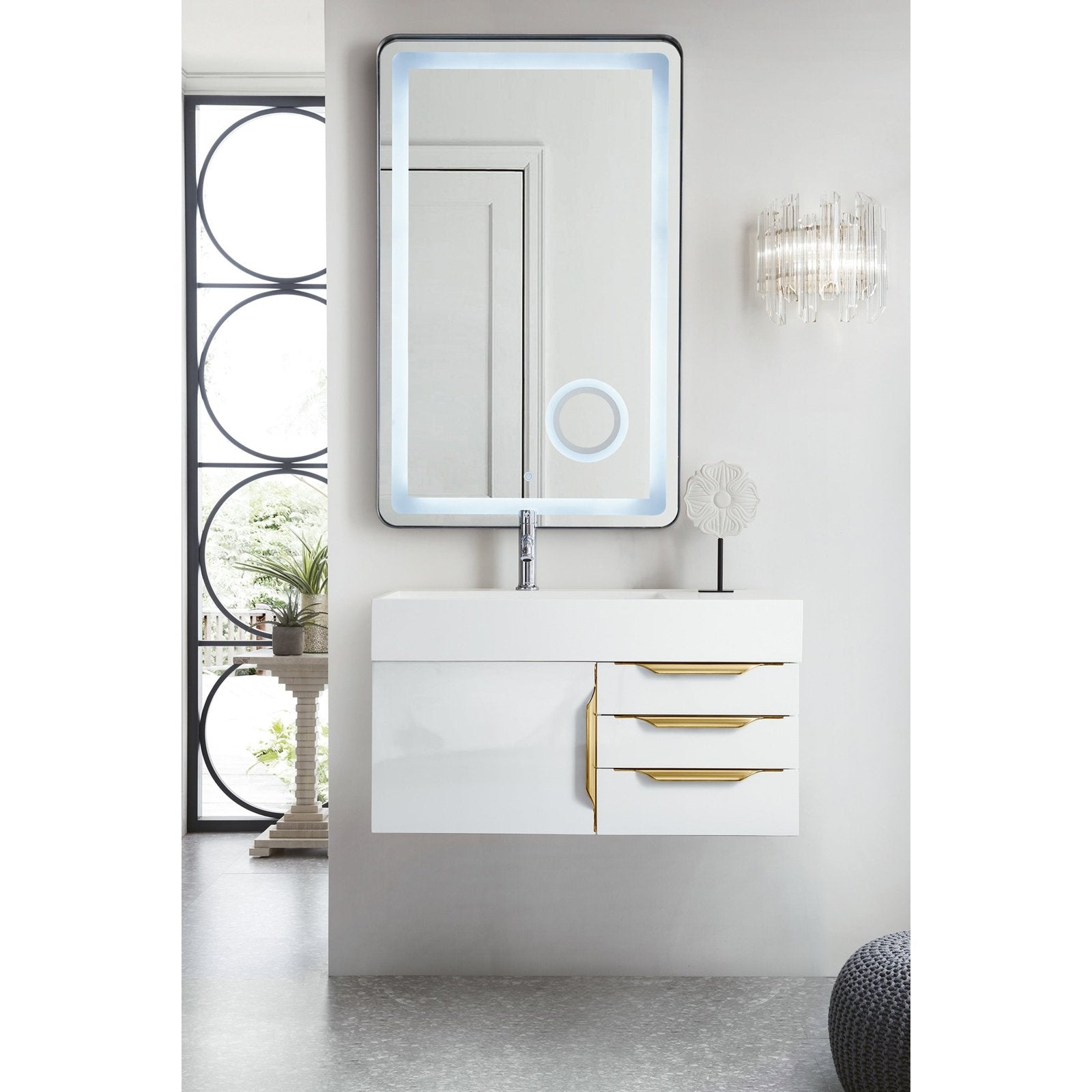 James Martin Vanities Mercer Island 36" Single Vanity - 389-V36-AGR-G-DGG