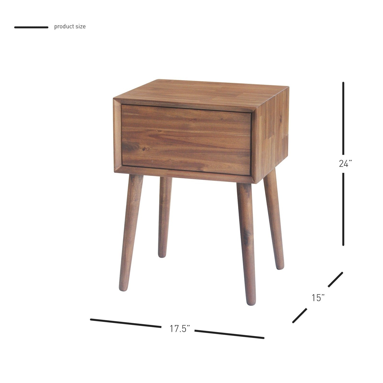 New Pacific Direct Henley Night Stand  - 8000068