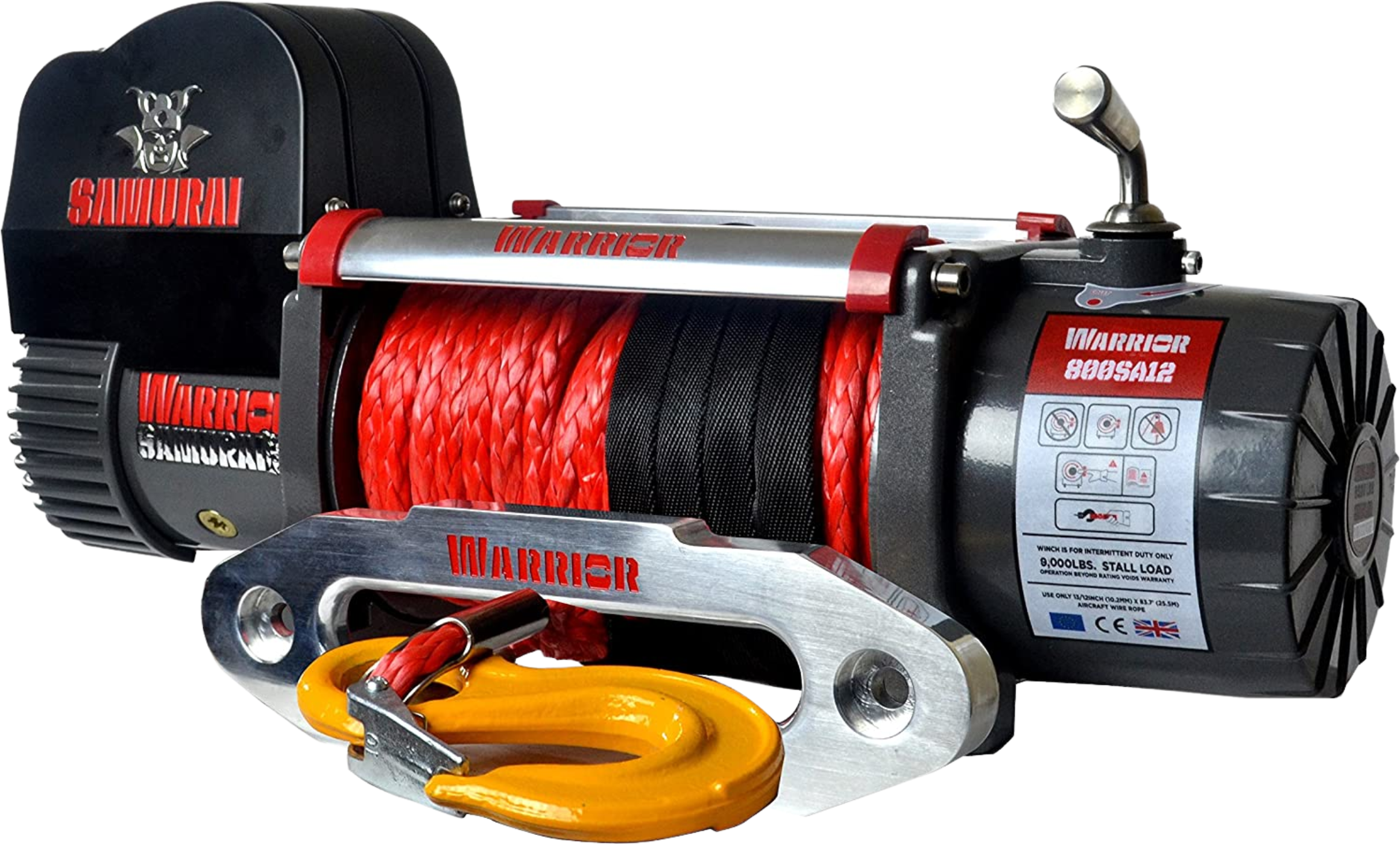 DK2 8000-SR 8,000 lbs. Capacity Warrior Spartan Electric Synthetic Winch New - 8000-SR