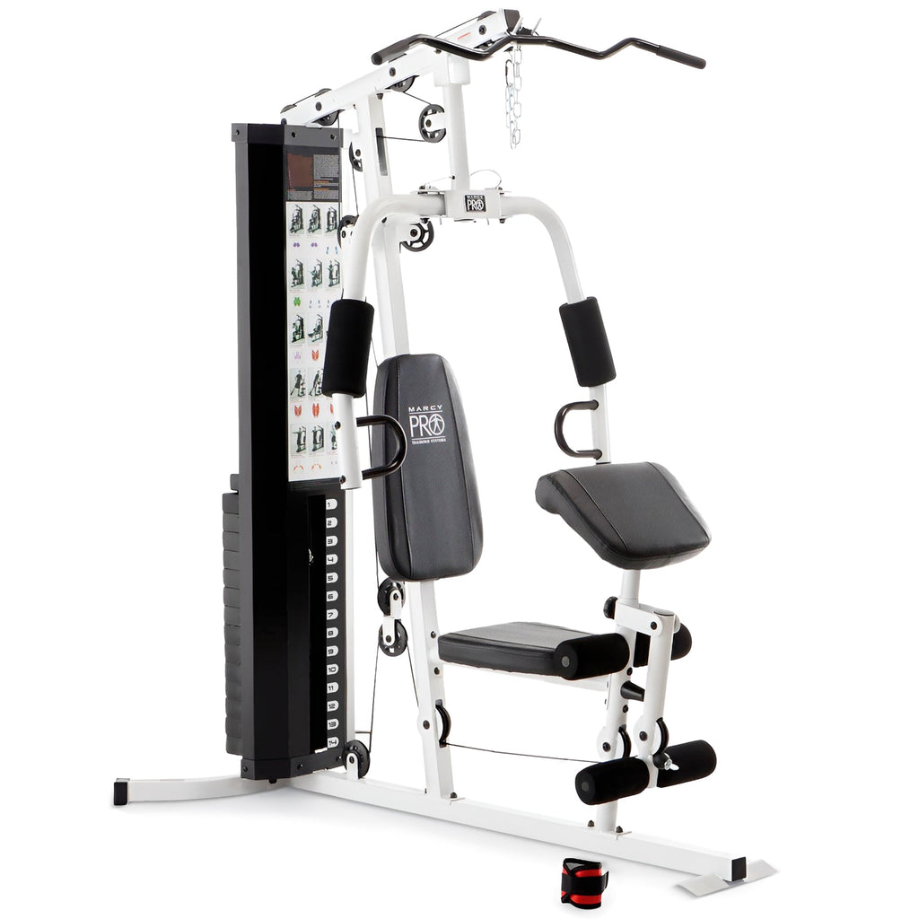 Marcy Dual-Functioning Upper Lower Body Fitness Workout 150-Pound Stack Home Gym - 84824