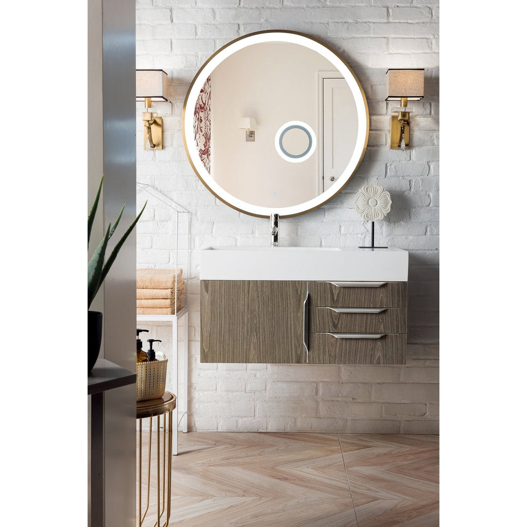James Martin Vanities Mercer Island 36" Single Vanity - 389-V36-AGR-G-DGG