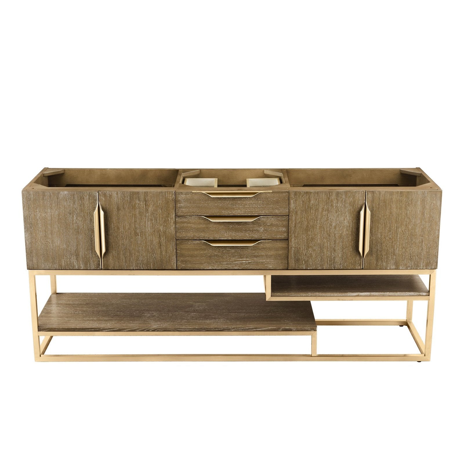 James Martin Vanities Columbia 72" Single Vanity - 388-V72S-AGR-MB-DGG