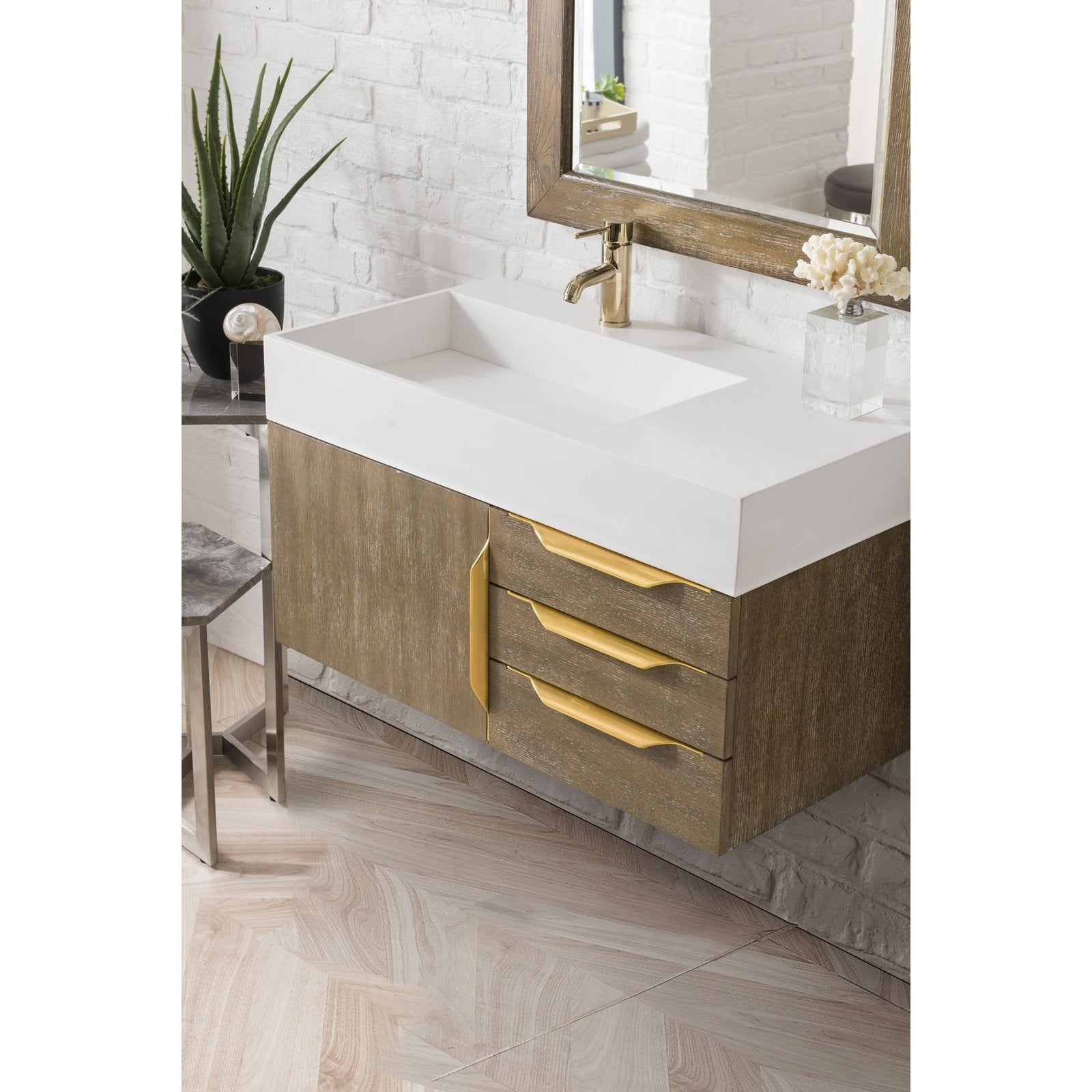 James Martin Vanities Mercer Island 36" Single Vanity - 389-V36-AGR-G-DGG