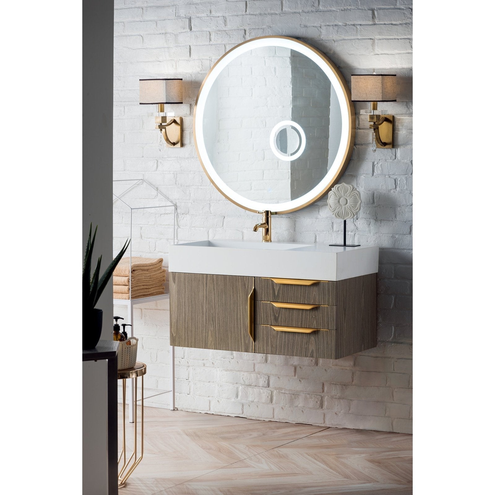 James Martin Vanities Mercer Island 36" Single Vanity - 389-V36-AGR-G-DGG
