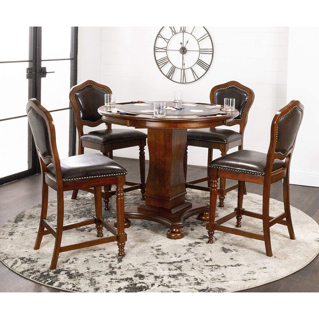Sunset Trading Bellagio Upholstered Barstools with Backs - CR-87148-24-2