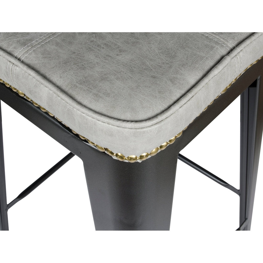 New Pacific Direct Metropolis PU Metal Counter Stool, (Set of 4) -  9300028-239
