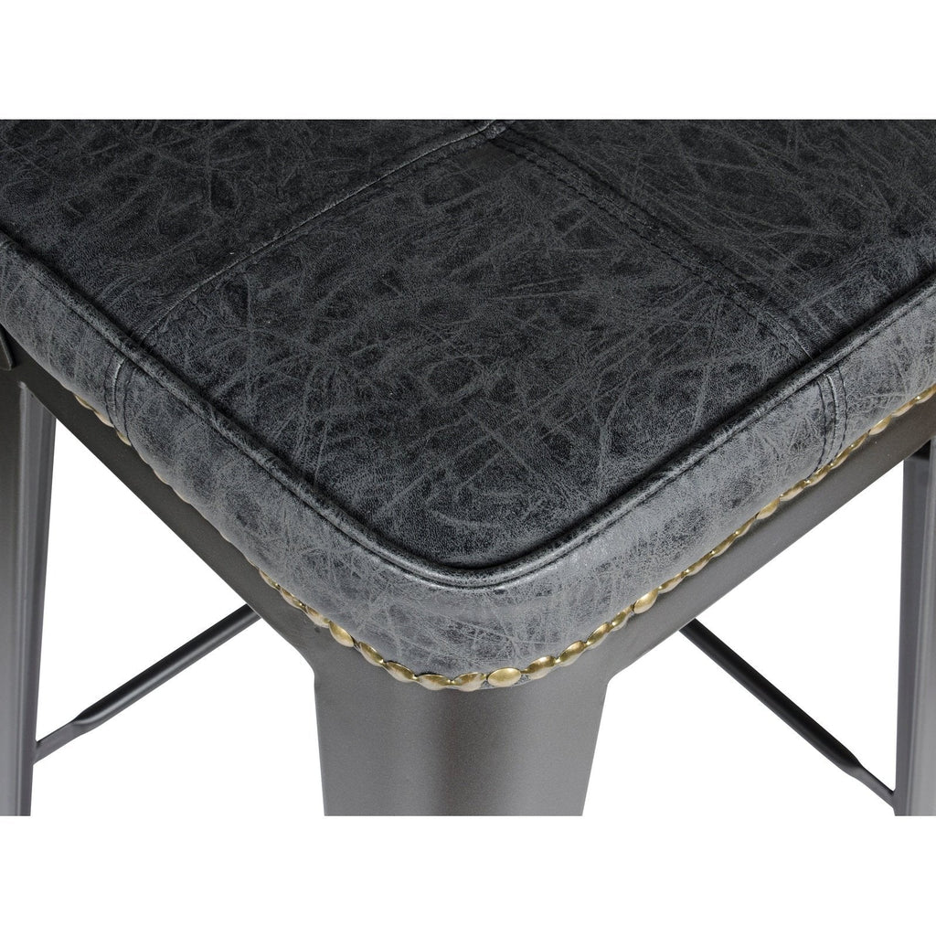 New Pacific Direct Metropolis PU Leather Low Back Counter Stool, (Set of 4) -  9300032-240