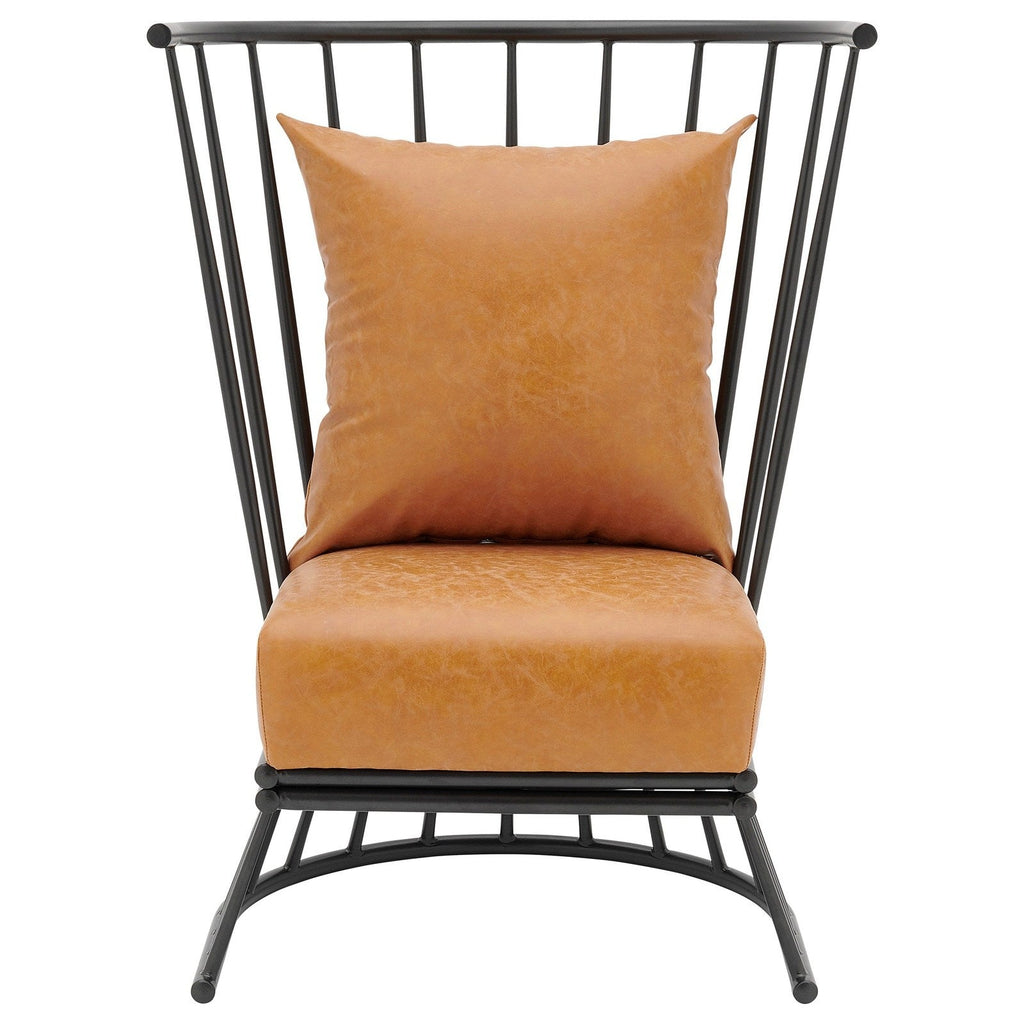 New Pacific Direct Jupiter KD PU Metal Accent Chair  - 9300119-309