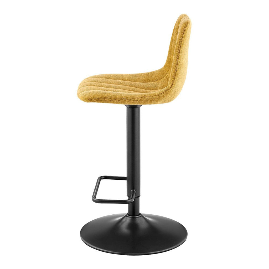 New Pacific Direct Robert Fabric Gaslift Swivel Bar Stool, (Set of 2) 9300147-592 - 9300147-592