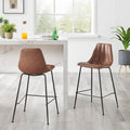 New Pacific Direct Robert PU Counter Stool, (Set of 4) 9300154-595 - 9300154-595