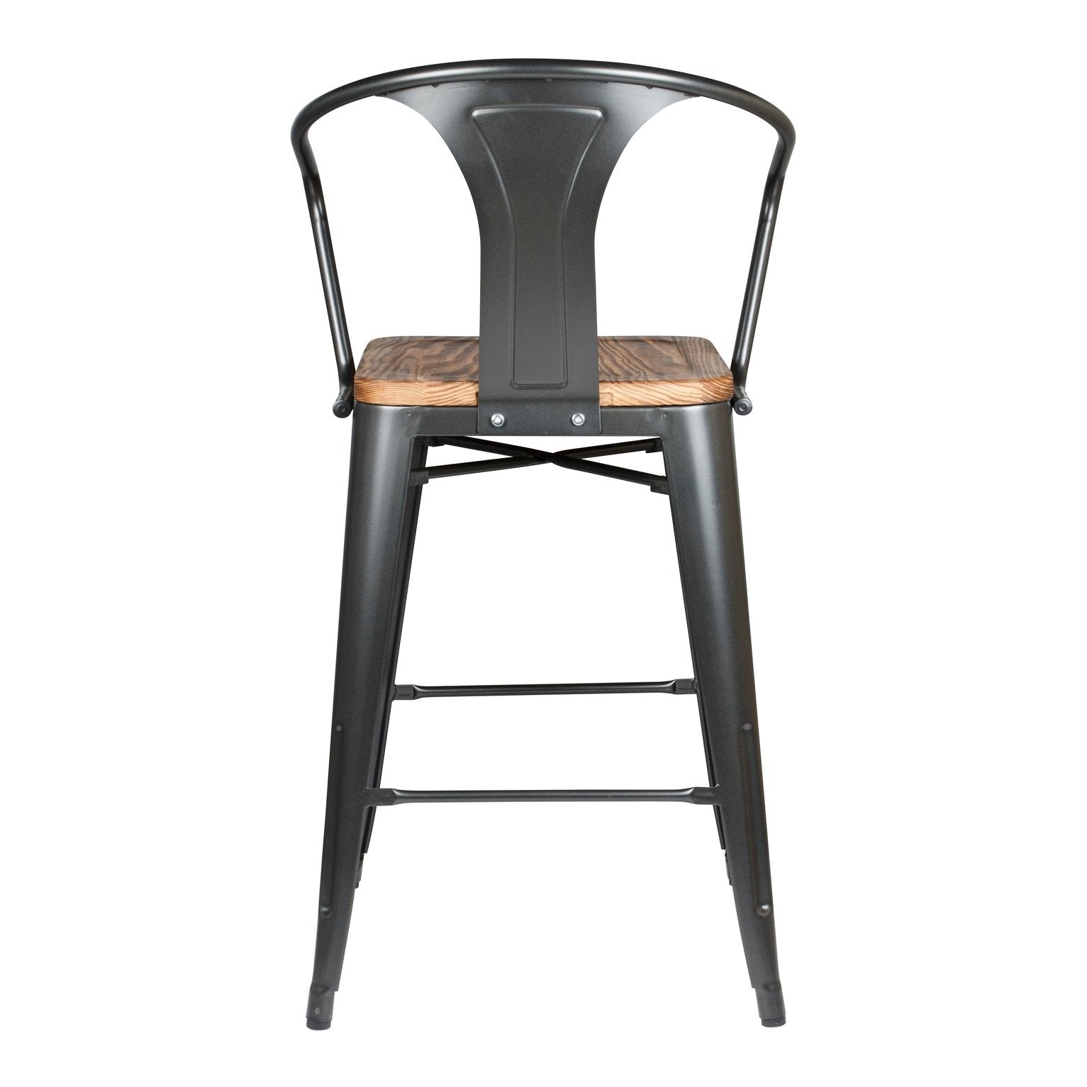 New Pacific Direct Metropolis Metal Counter Stool, (Set of 4)  - 938541-GM