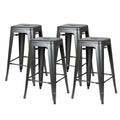 New Pacific Direct Metropolis Metal Backless Counter Stool, (Set of 4) -  938626-GM