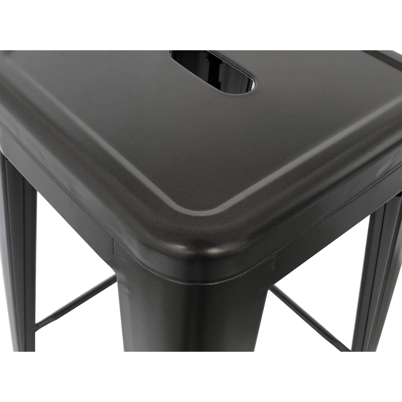 New Pacific Direct Metropolis Metal Backless Bar Stool, (Set of 4) 938630-GM - 938630-GM