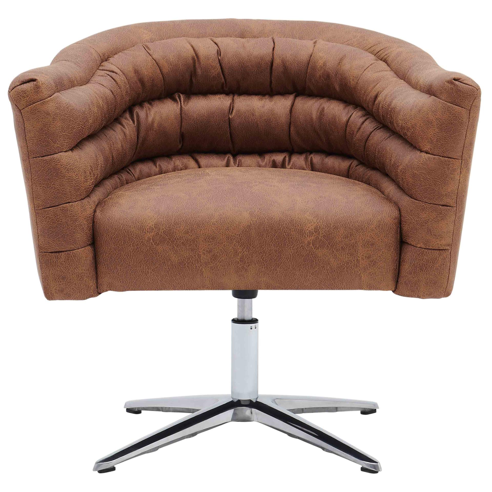New Pacific Direct Holmes PU Leather Swivel Chair  - 9900070-413