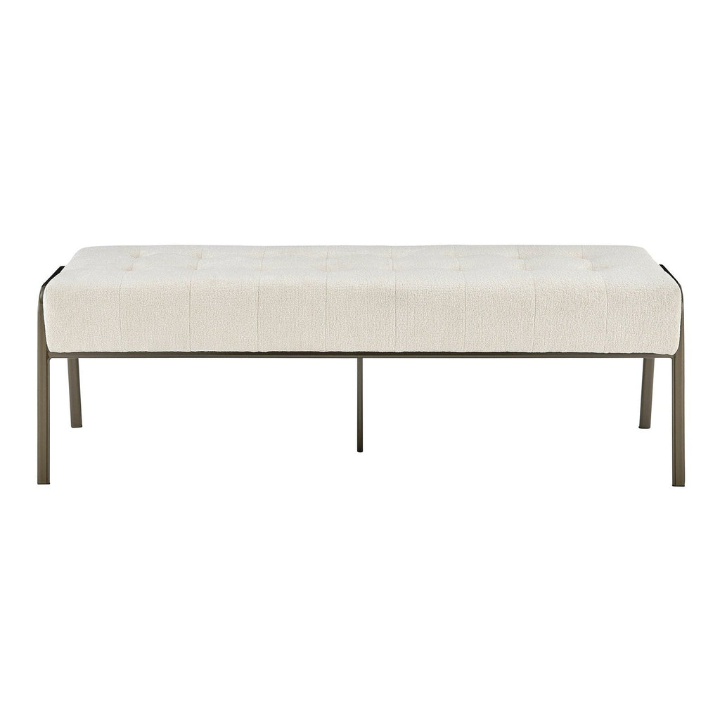 New Pacific Direct Venturi Fabric Tufted Bench -  9900081-567