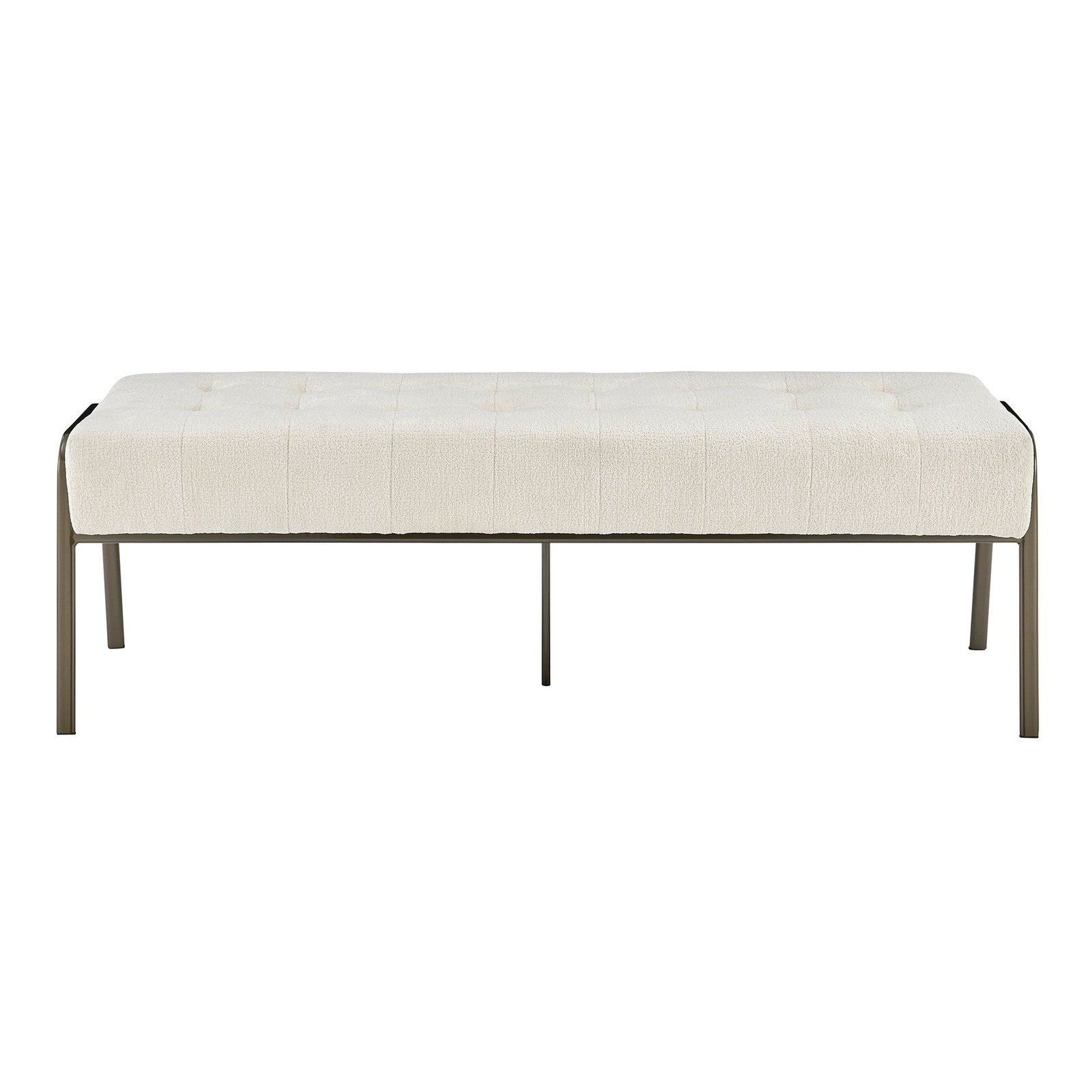 New Pacific Direct Venturi Fabric Tufted Bench -  9900081-567