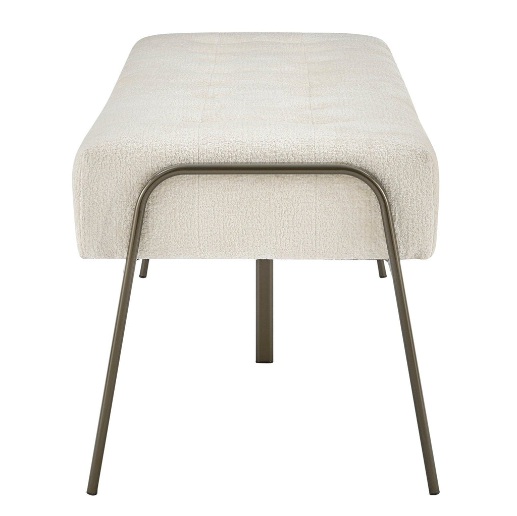 New Pacific Direct Venturi Fabric Tufted Bench -  9900081-567