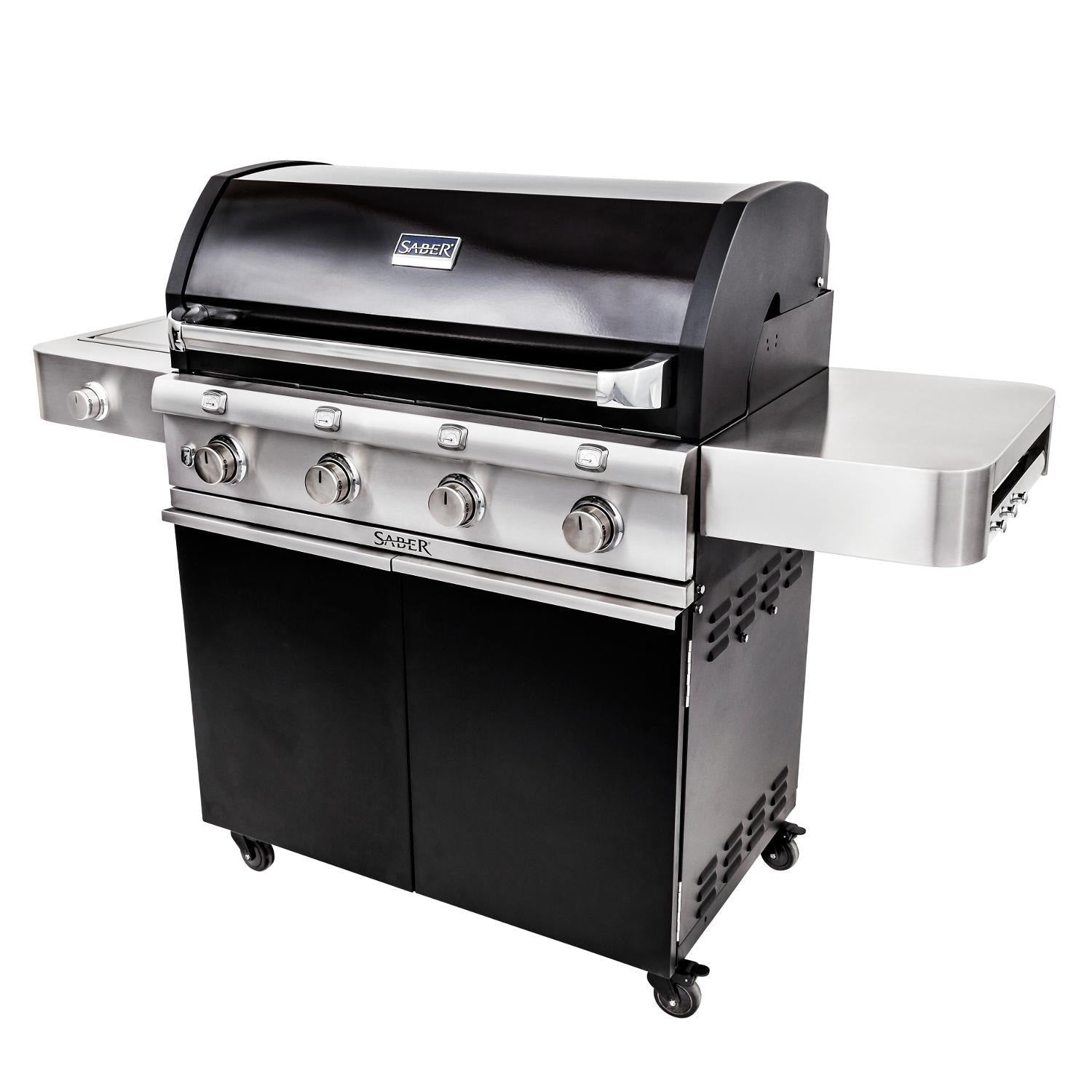 Saber Grills: 670 Series 4-Burner Cart Grill (LP) - R67CC1117