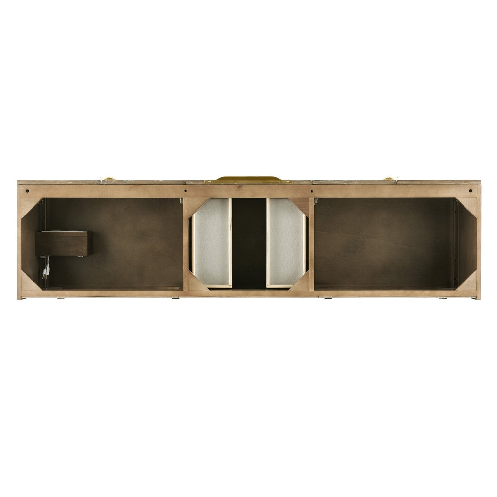 James Martin Vanities Columbia 72" Double Vanity - 388-V72D-AGR-MB-DGG