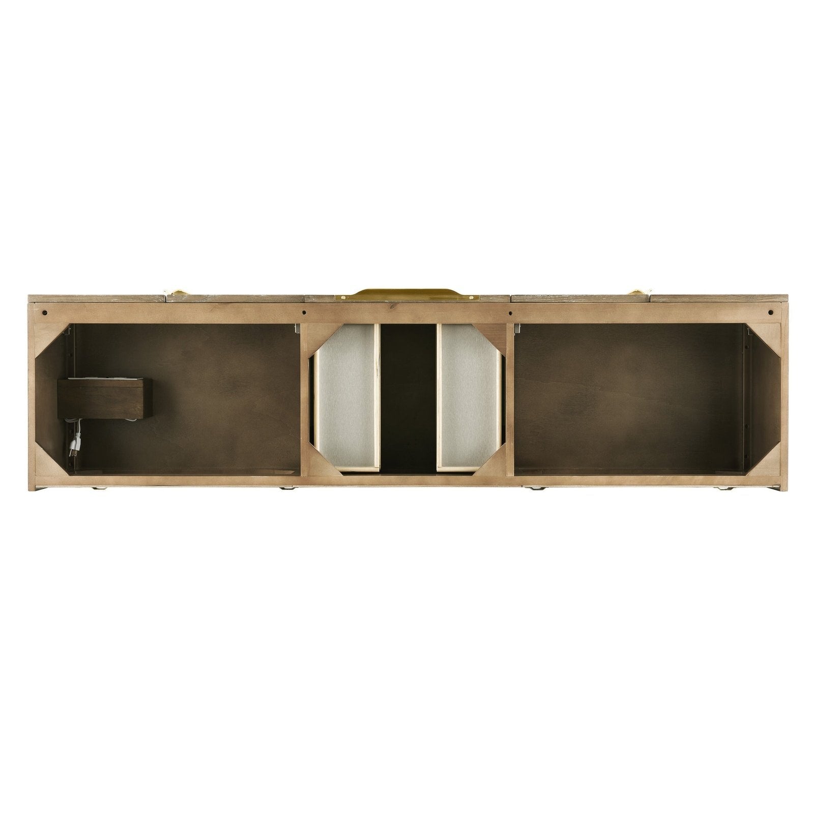 James Martin Vanities Mercer Island 72" Double Vanity - 389-V72D-AGR-G-DGG