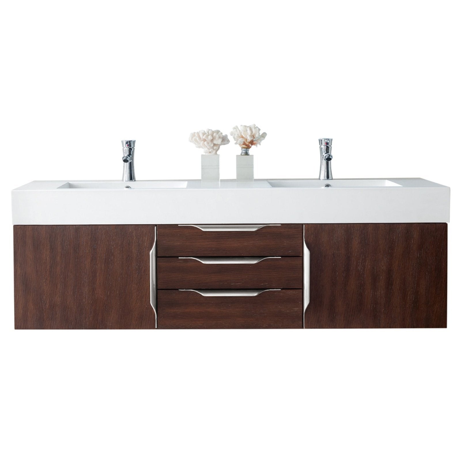 James Martin Vanities Mercer Island 59" Double Vanity - 389-V59D-AGR-G-DGG