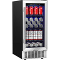 BODEGA AAOBOSI Beverage Refrigerator 15 Inch 94 Cans Built-in Beverage Cooler -  JC-85C