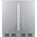 Avallon 30 Inch Wide 6.7 Cu. Ft. Built-In or Free Standing Side by Side Dual Compact Refrigerator - AFR152SSDUAL