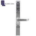 Alarm Lock Trilogy- DL1200 - Narrow Stile Keypad Lever Lock - 26D - Satin Chrome - Grade 1