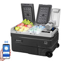 BODEGACOOLER 12 Volt Car Refrigerator Dual Zone Dual Doors 36QT - WD35