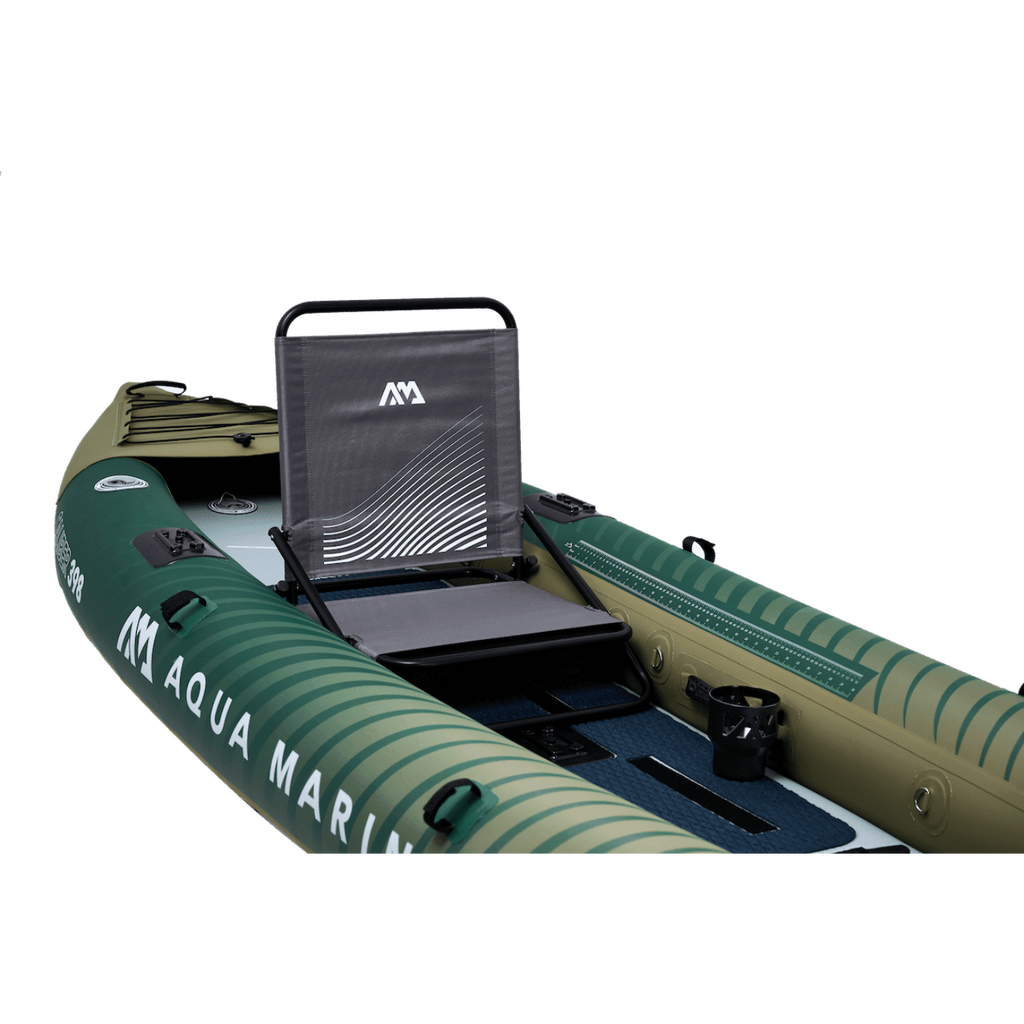 Aqua Marina 13’1 Caliber Angling Kayak 1/2-person. DWF Deck. Foldable fishing seat x1, Cup holder. paddle excluded