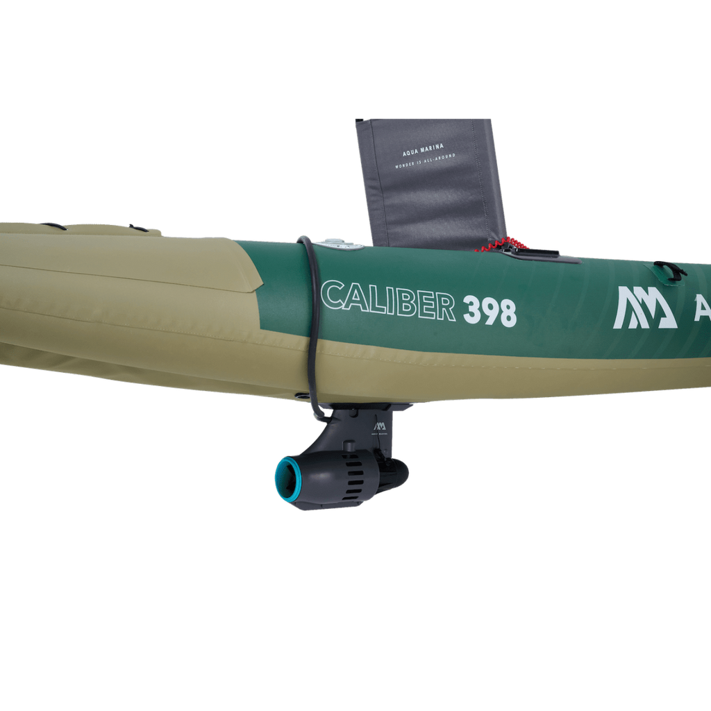 Aqua Marina 13’1 Caliber Angling Kayak 1/2-person. DWF Deck. Foldable fishing seat x1, Cup holder. paddle excluded
