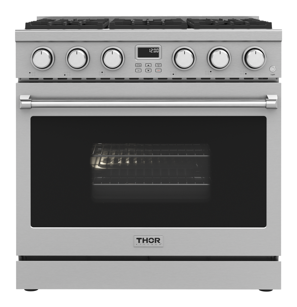THOR Kitchen 36-Inch Gas Range - Contemporary Professional - ARG36