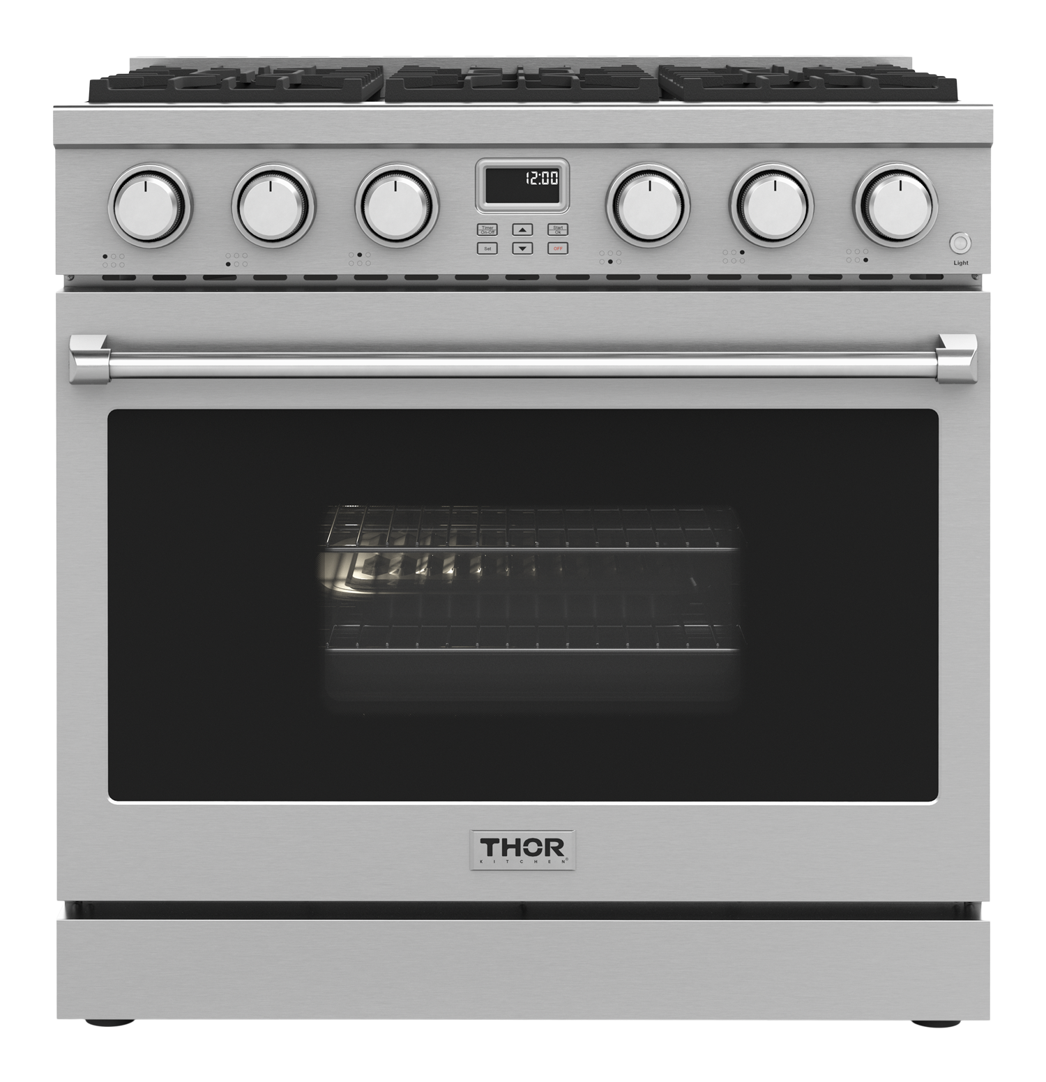 THOR Kitchen 36-Inch Gas Range - Contemporary Professional - ARG36