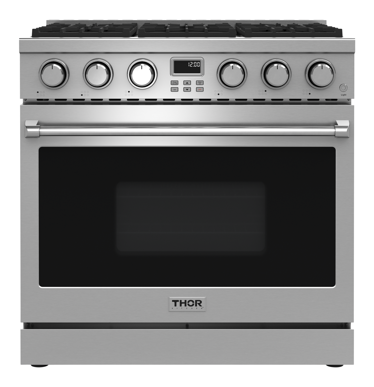 Thor Kitchen 36-Inch Contemporary Professional Liquid Propane Range - ARG36LP