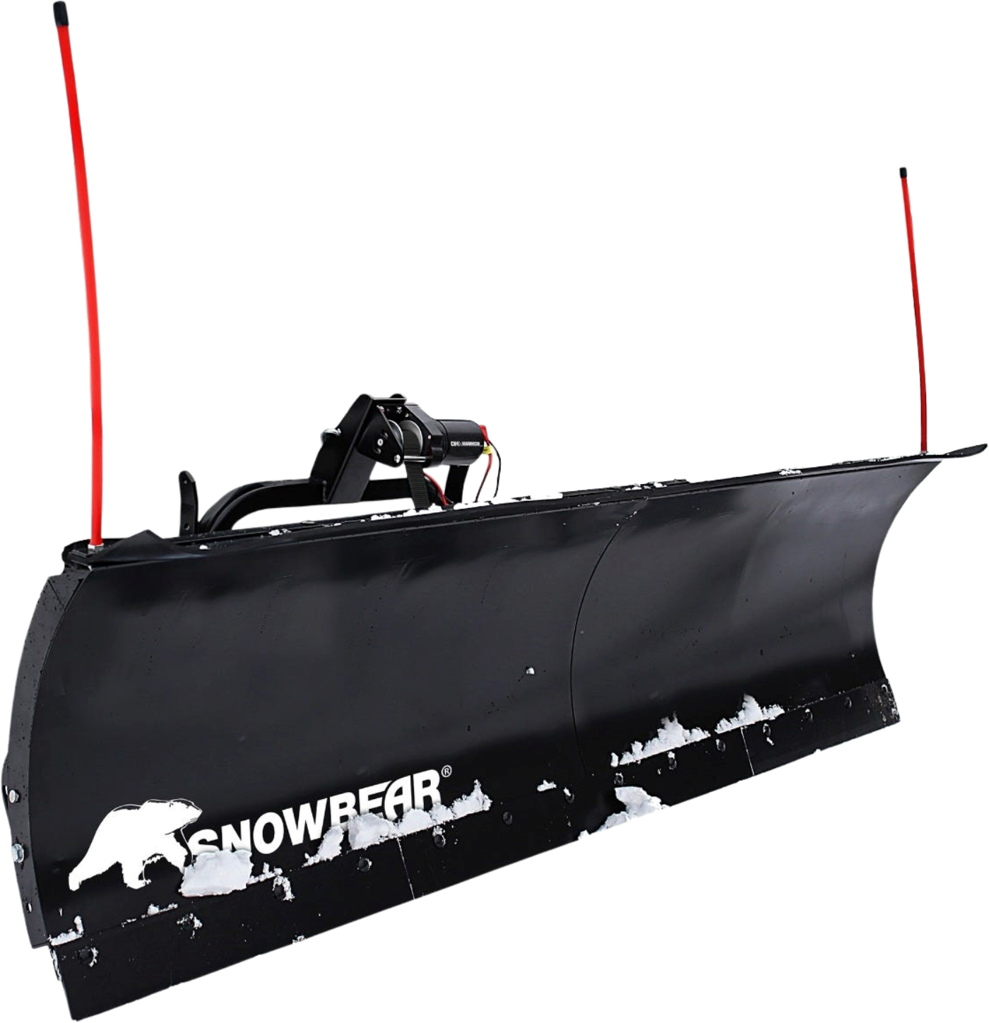 SnowBear AVAL8422 84" x 22" Universal SUV/Truck Mount T-Frame Snow Plow Kit with Winch and Wireless Remote New  - AVAL8422
