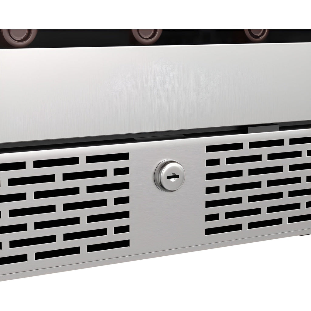 Avallon 24 Inch Wide 53 Bottle Capacity Single Zone Wine Cooler with Left Swing Door - AWC242SZLH