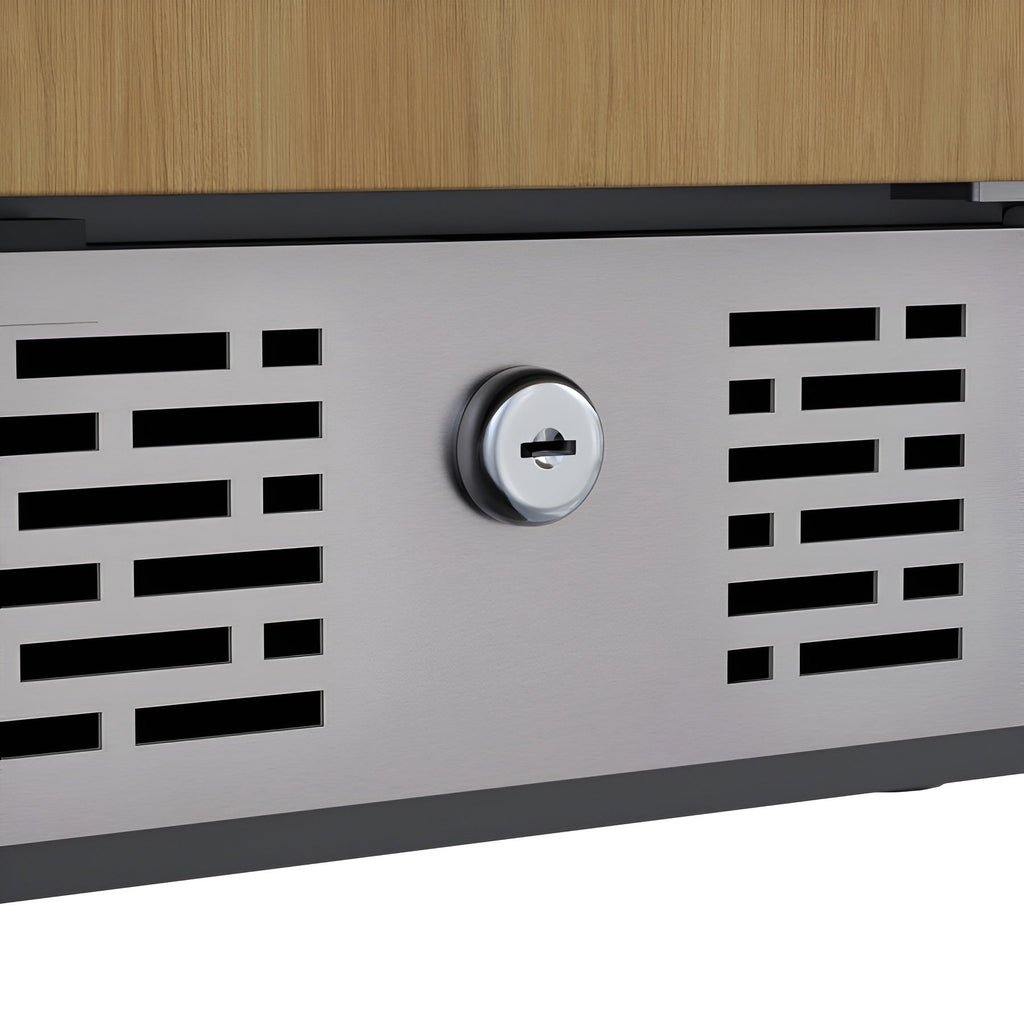 Avallon 24 Inch Wide 42 Bottle Capacity French Door Wine Cooler with LED Lighting - AWC242FDPRG