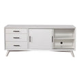 Alpine Flynn Large TV Console, White - 966-W-10