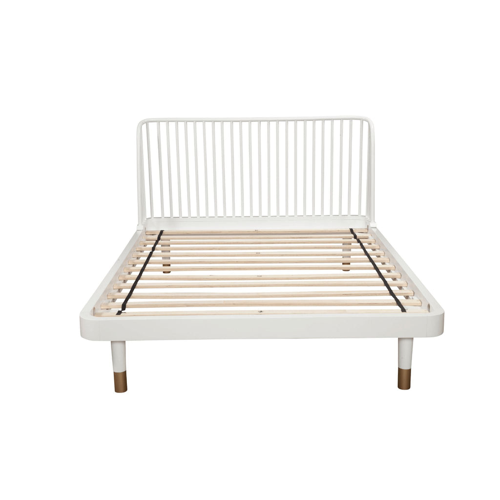 Alpine Madelyn Queen Slat Back Platform Bed - 2010-61Q