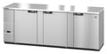 Hoshizaki BB95-S | 96" Wide 3 Door Stainless Steal Back Bar - BB95-S
