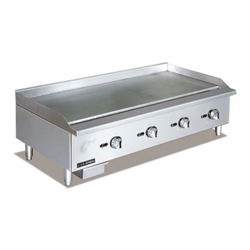 Adcraft BDECTG-48/NG Black Diamond Standard Series Gas Griddle 48"W - ACBDECTG48NG