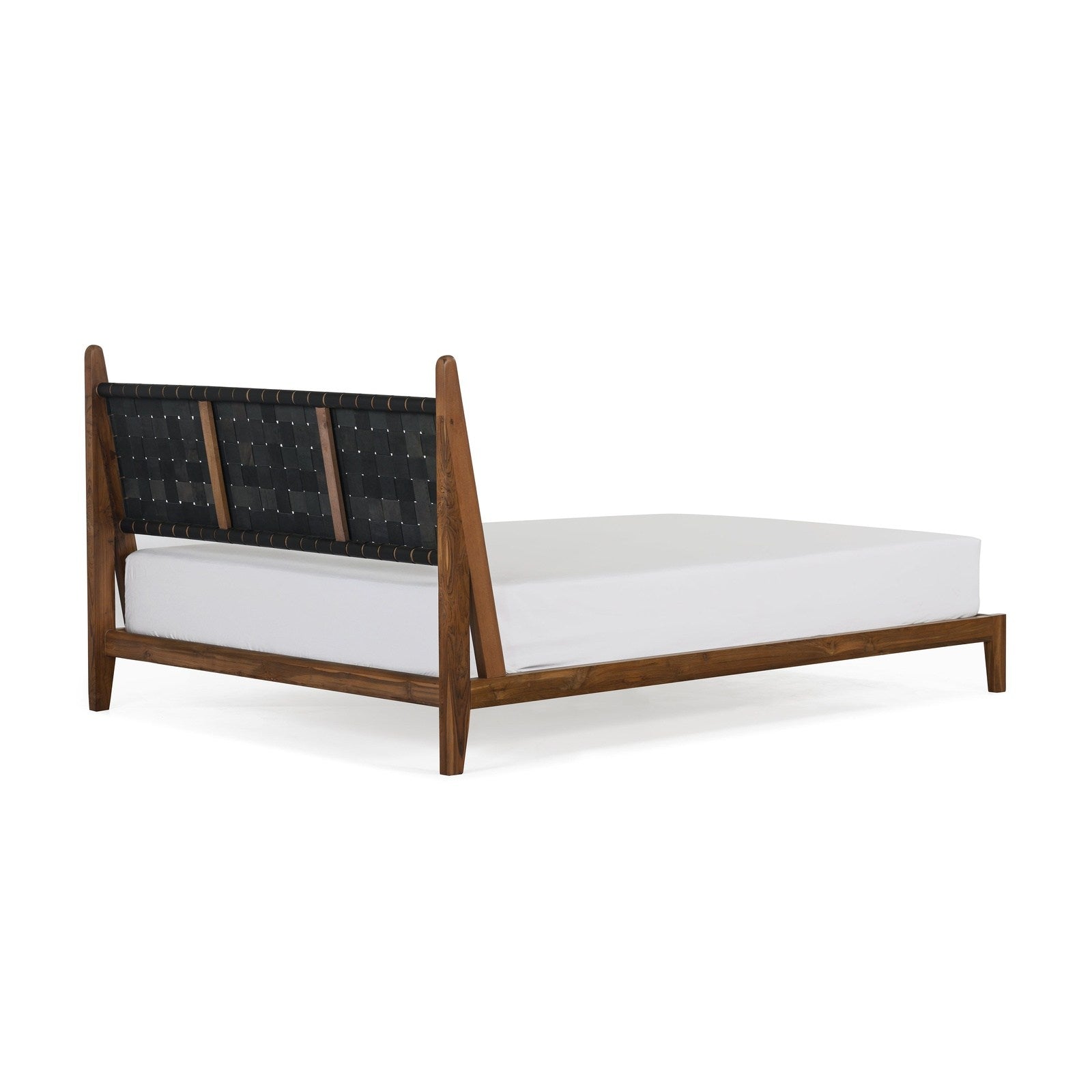 Union Home Cove King Bed - Black Leather -  BDM00061