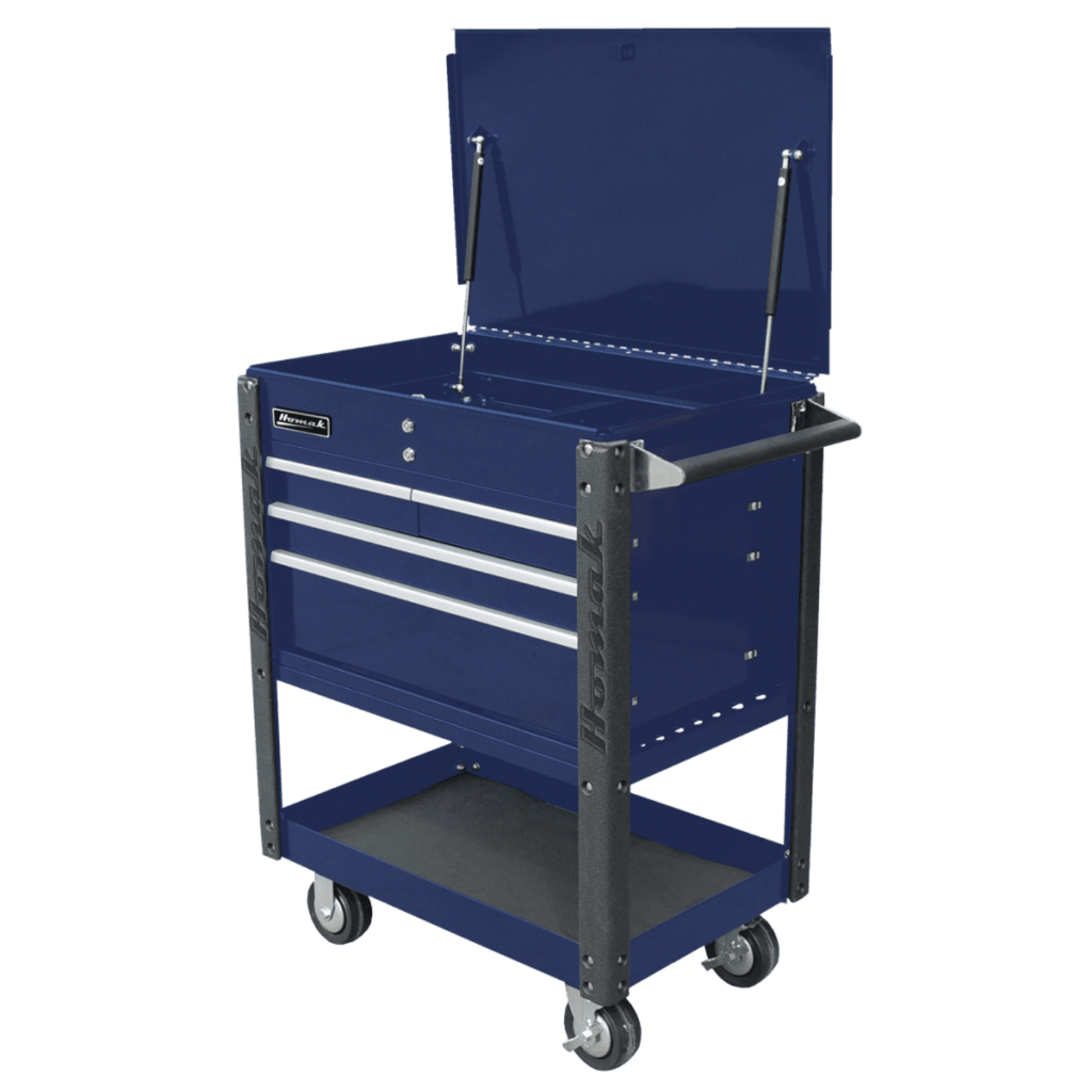 Homak 35" Professional 4 Drawer Service Cart - BK06032000