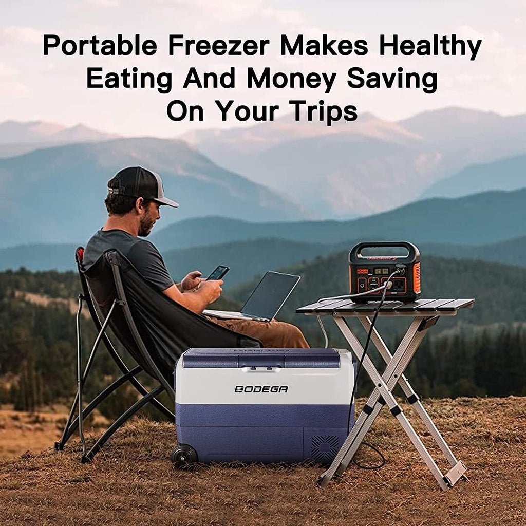 BODEGAcooler Portable Freezer 53qt/50L with Flexible Dual Zone T50