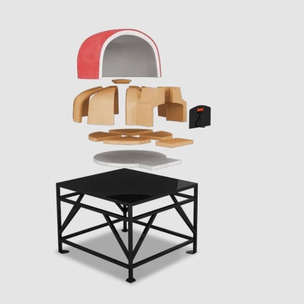Belforno 36 Pizza Oven Kit with Stand