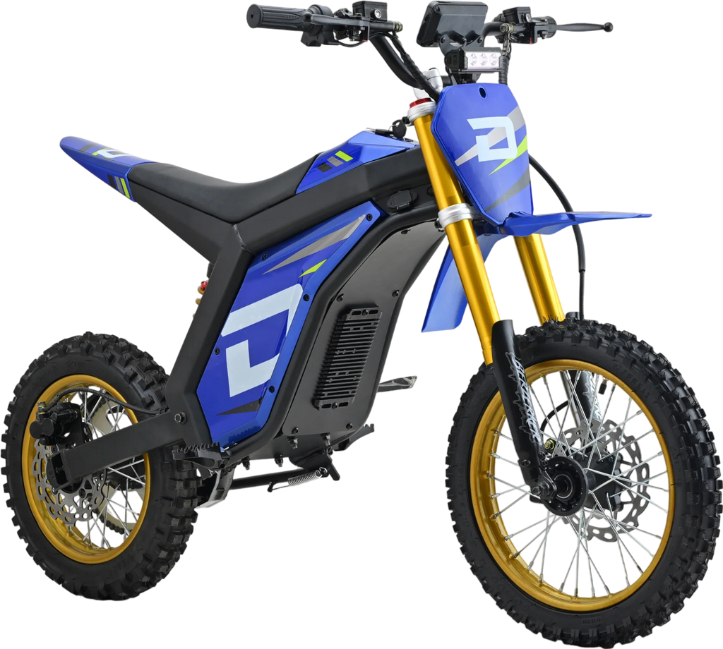 Droyd Berzerker Electric Dirt Bike 42 MPH 50 Mile Range 3000W New - DZ05-BLO