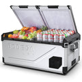 BODEGACOOLER 12 Volt Refrigerator 79QT/75L Hard Insulated Dual Zone
